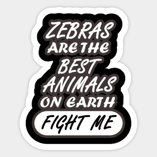 Zebra Safari Africa Waterhole Striped Sticker